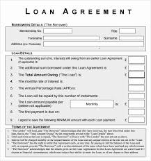 Personal Loan Agreement Template Microsoft Word Free Personal Loan