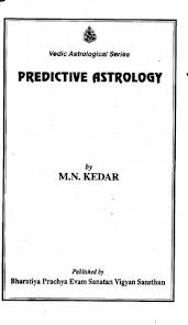 Predictive Astrology By M N Kedar By Selvaraj C Issuu