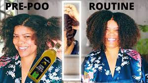 detangle natural hair with olive oil