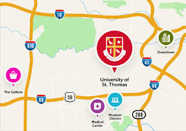 Fourth largest city in the united states by population detailed profile, population and facts. Maps And Directions University Of St Thomas Houston Texas
