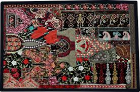Vintage Indian Tapestry Sari Patchwork