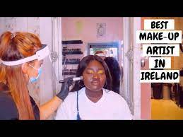 black gets makeup done in ireland