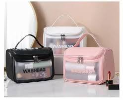 multicolor pvc cosmetic bag for home