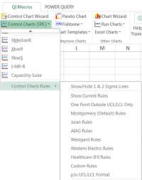 How To Change Control Chart Rules Used By Qi Macros