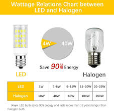 2pack 4w led replacement light bulb for