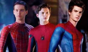 As reported by the direct, spi. Spider Man 3 Tom Holland Tobey Maguire And Andrew Garfield Unite In Spider Verse Scene Films Entertainment Express Co Uk