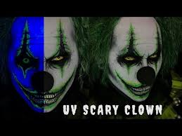 uv scary clown halloween costume
