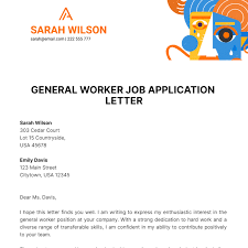 free job application letter templates