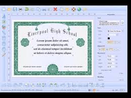 How To Create And Print High School Diploma