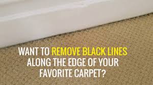 tips to remove black lines along the