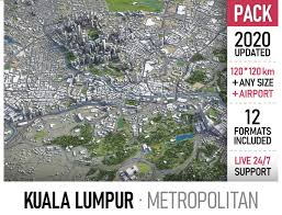 It is considered as one of the biggest cities of malaysia and it is. 3d Model Kuala Lumpur Kuala Cgtrader