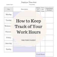 How To Keep Track Of Your Work Hours