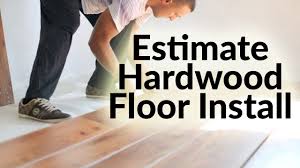 how to estimate hardwood floor