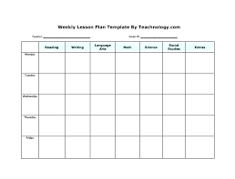Primary Lesson Plan Template