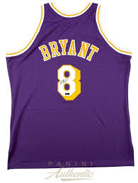 Have your fashion match your fandom and shop at cbssports.com for all your officially licensed lakers team apparel. Kobe Bryant Signed Mitchell Ness 1996 97 Purple Los Angeles Lakers Jersey Panini Coa