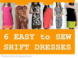 pintucks 6 easy to sew shift dresses