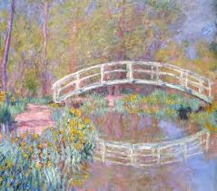 Bridge In Monets Garden 1895 96 By