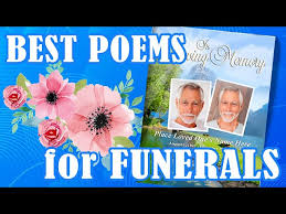 funeral poems best poems for funerals