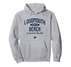 Amazon Com Loudmouth Beach Ipswich Ma Pullover Hoodie