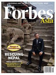 Nepalese Billionaire Binod Chaudhary Graces Cover of Forbes Asia