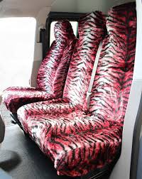 Faux Fur Furry Van Seat Covers