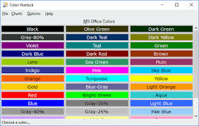 Free Color Chart Maker With