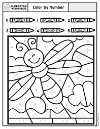 color by number worksheets for