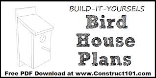 Simple Bird House Plans Free Pdf