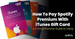 how to pay spotify premium with itunes