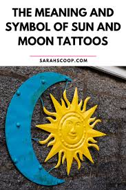 symbol of sun and moon tattoos