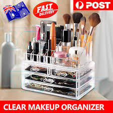 clear acrylic makeup holder cosmetic