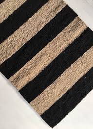 pure wool striped rug