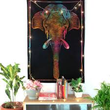 Elephant Art Poster Tapestry Indian