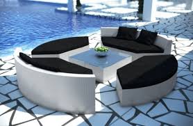 Langlebigem quick dry outdoor polster mit sehr robustem, abnehmbarem textilenbezug! Rattan Lounge Garten Insel Felix 6 Tlg V2 Von Nativo