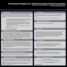 Ppt Professional Template For A 48x48 Case Report Poster