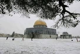 Hozirgi falastin davlati tarkibiga kirgan. Fresh Snowfall At Masjid Al Aqsa Ahlus Sunnah World Facebook