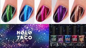 holo taco magnetic magic nail polish