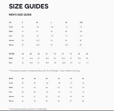 Peak Performance Size Guide