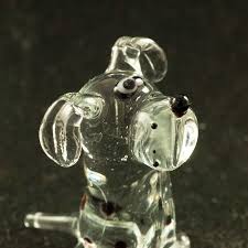 Russian Blown Glass Dogs