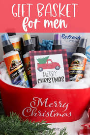 dollar tree diy gift basket for men