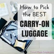 Carry On Luggage Size Chart 170 Airlines Travel Made Simple
