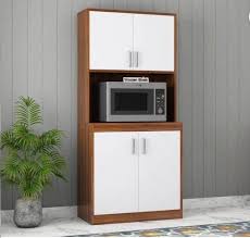 microwave oven stand wooden size