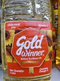 gold winner natural sunflower oil 1l