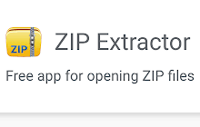 zip extractor google worke