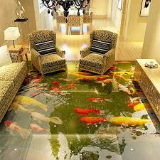 3d epoxy wall and flooring material and