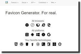 top 30 web based favicon generators