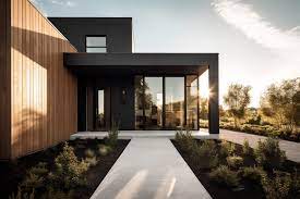 black modern houses bold beautiful