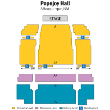 Popejoy Hall Albuquerque Tickets Schedule Seating