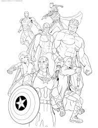 Раскраска Мстители | Раскраски из фильма Мстители: Эра Альтрона (Avengers:  Age of Ultron free coloring pages)
