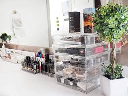 how to organize your makeup vanity